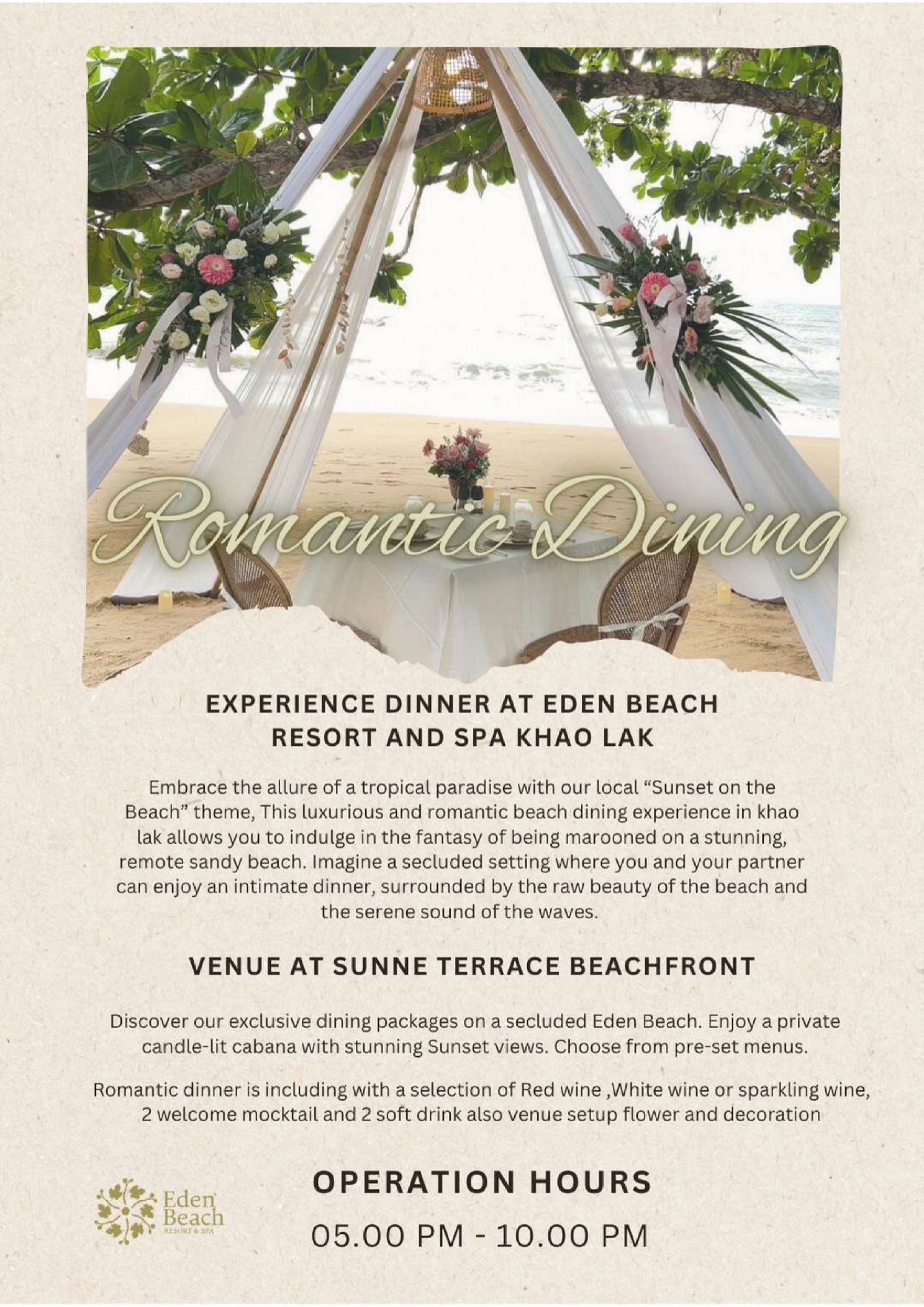 Package Romantic Dining